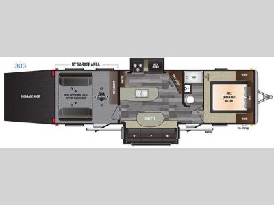 Floorplan - 2016 Keystone RV Impact 303