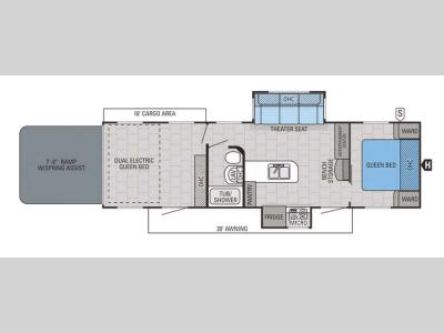 Floorplan - 2016 Jayco Octane T32C