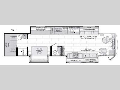 Floorplan - 2016 American Coach American Revolution 42T