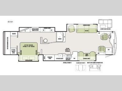 Floorplan - 2016 Tiffin Motorhomes Phaeton 40 AH