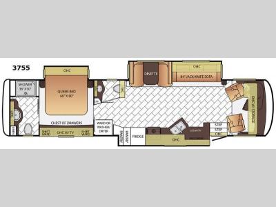 Floorplan - 2016 Newmar Canyon Star 3755
