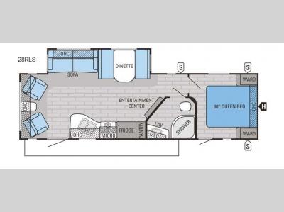 Floorplan - 2016 Jayco Jay Flight 28RLS