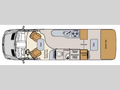 Floorplan - 2016 Pleasure-Way Plateau FL