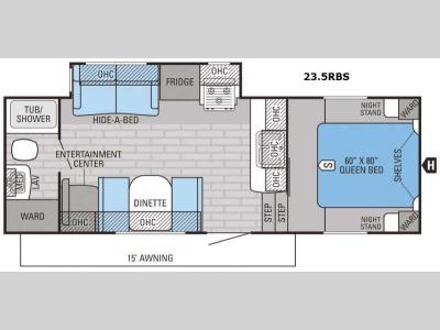 Floorplan - 2016 Jayco Eagle HT 23.5RBS