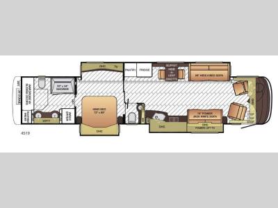 Floorplan - 2016 Newmar Essex 4519