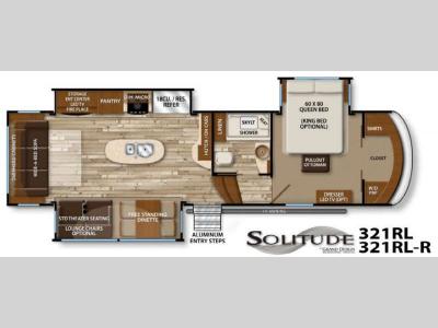 Floorplan - 2016 Grand Design Solitude 321RL