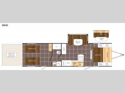 Floorplan - 2016 Prime Time RV Fury 2910