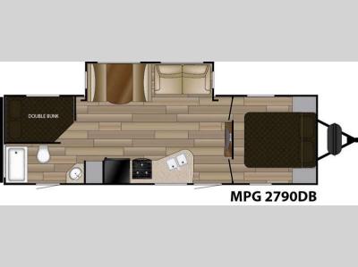 Floorplan - 2016 Cruiser MPG 2790DB