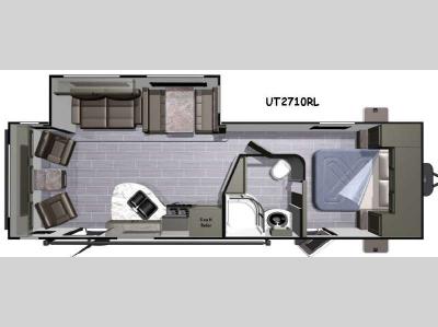 Floorplan - 2016 Highland Ridge RV Open Range Ultra Lite UT2710RL
