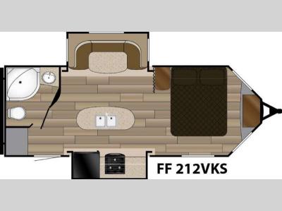 Floorplan - 2016 Cruiser Fun Finder XTREME LITE F-212VKS