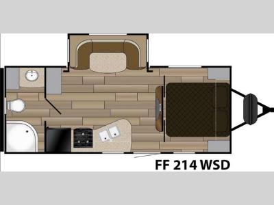 Floorplan - 2016 Cruiser Fun Finder XTREME LITE F-214WSD