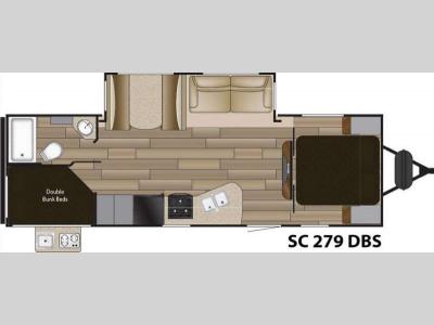 Floorplan - 2016 Cruiser Shadow S-279DBS