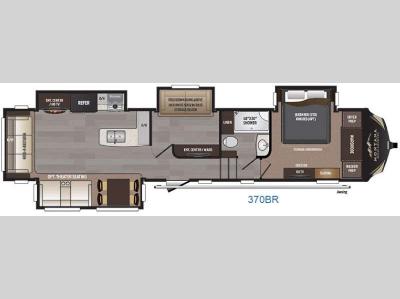 Floorplan - 2016 Keystone RV Montana High Country 370BR