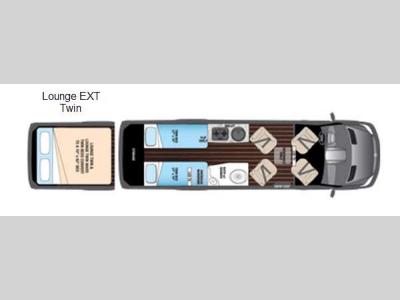 Floorplan - 2016 Airstream RV Interstate Lounge EXT Lounge EXT Twin