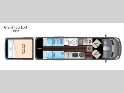 Floorplan - 2016 Airstream RV Interstate Grand Tour EXT Grand Tour EXT Twin