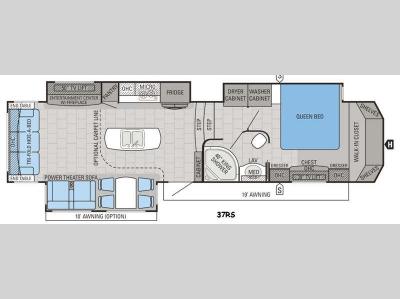 Floorplan - 2016 Jayco Designer 37RS