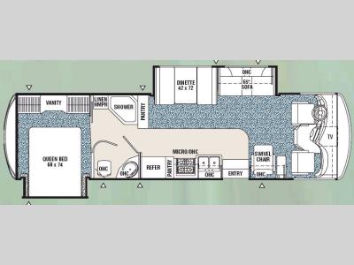 Floorplan - 2006 Coachmen RV Mirada 310 DS