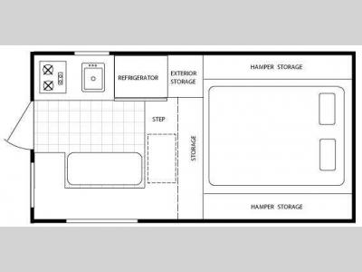 Floorplan - 2016 RC Willett Inc Northstar Pop-Up 600SS