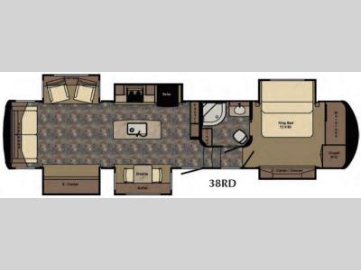 Floorplan - 2016 Redwood RV Redwood 38RD