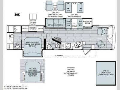 Floorplan - 2016 Holiday Rambler Navigator XE 36K