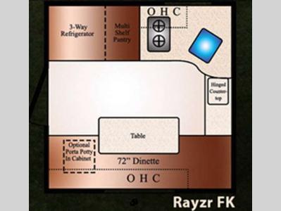 Floorplan - 2015 Travel Lite Rayzr FK