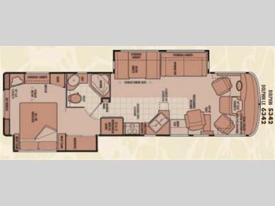 Floorplan - 2006 National RV Dolphin LX 6342