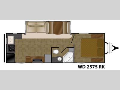 Floorplan - 2016 Heartland Wilderness 2575RK