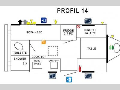 Floorplan - 2015 Prolite Profil 14