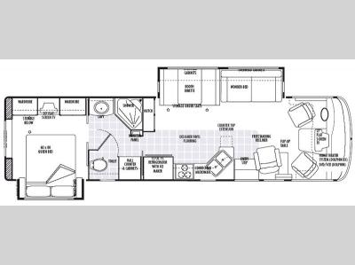 Floorplan - 2007 National RV Dolphin LX 6355