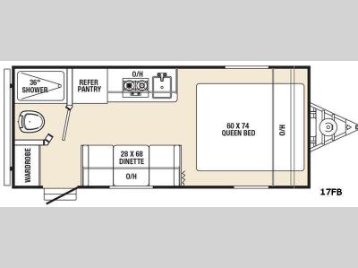 Floorplan - 2016 Viking Ultra-Lite 17FB