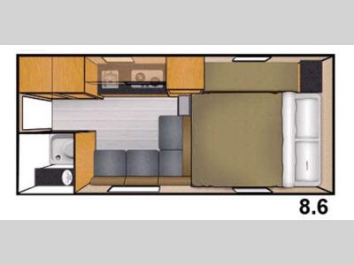 Floorplan - 2016 Livin Lite CampLite CLTC 8.6 and 8.6C