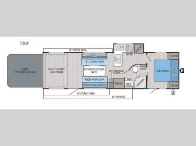 Floorplan - 2016 Jayco Octane T30F