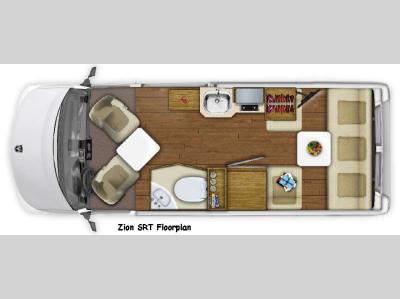 Floorplan - 2016 Roadtrek Zion SRT