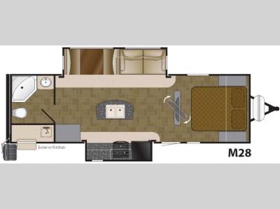 Floorplan - 2016 Heartland Mallard M28