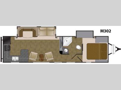 Floorplan - 2016 Heartland Mallard M302
