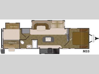 Floorplan - 2016 Heartland Mallard M33