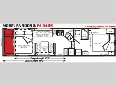 Floorplan - 2006 Rage'n  Falcon FA 3405