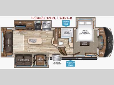 Floorplan - 2017 Grand Design Solitude 321RL