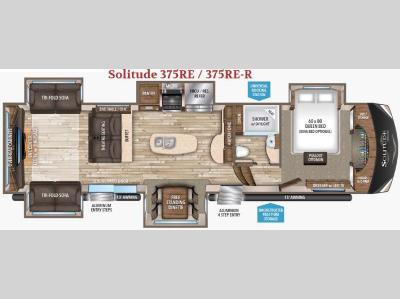 Floorplan - 2017 Grand Design Solitude 375RE