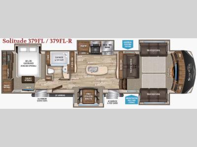 Floorplan - 2017 Grand Design Solitude 379FL