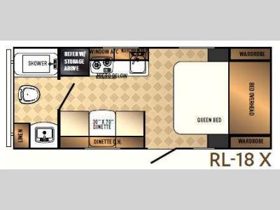 Floorplan - 2017 Palomino Real-Lite Mini 18-X