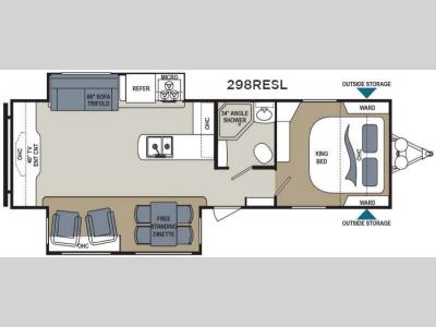 Floorplan - 2017 Dutchmen RV Aerolite 298RESL