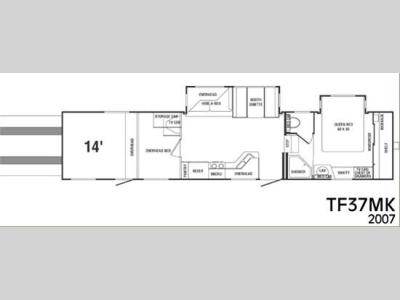Floorplan - 2007 CrossRoads RV Cross Terrain TF37MK