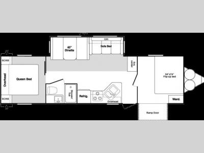 Floorplan - 2007 Keystone RV Springdale 290CT