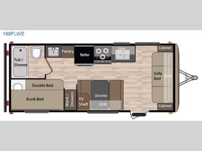 Floorplan - 2017 Keystone RV Springdale 189FLWE