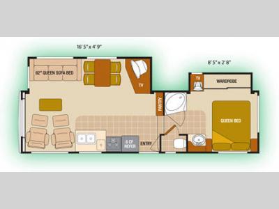 Floorplan - 2007 Alfa Leisure See Ya! 304