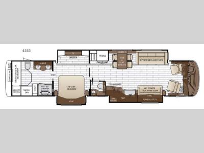 Floorplan - 2017 Newmar King Aire 4553