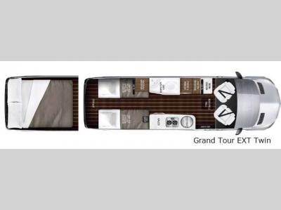 Floorplan - 2017 Airstream RV Interstate Grand Tour EXT Grand Tour EXT Twin