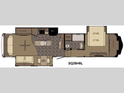 Floorplan - 2017 Redwood RV Sequoia SQ38HRL