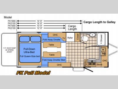 Floorplan - 2008 Warrior Mfg Weekend Warrior SuperLite FK2100